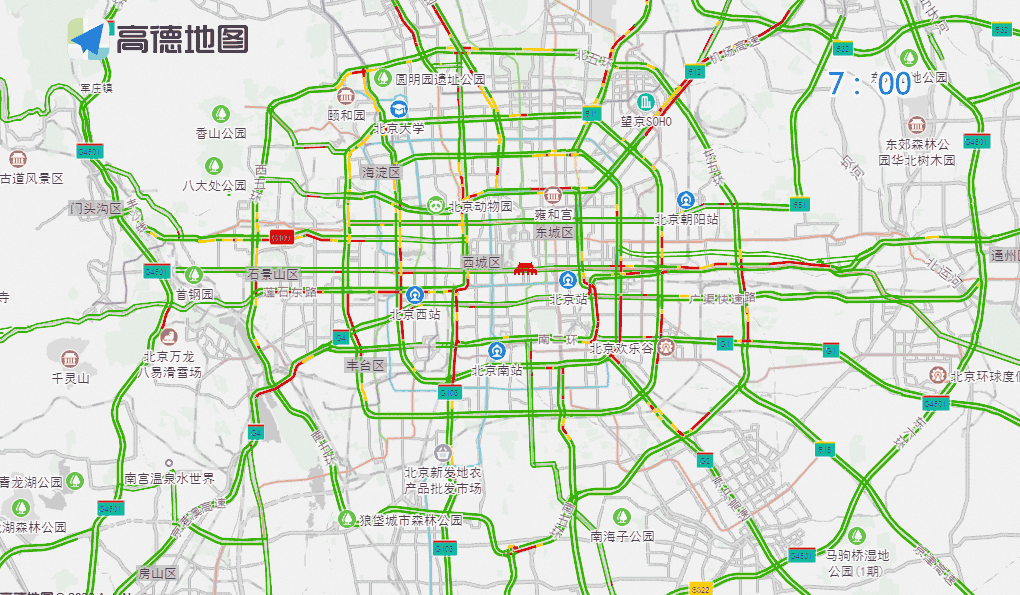 工作日早晚高峰交通壓力_出行提示_周末大型活動交通預(yù)測