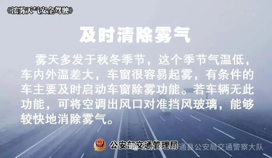 出行提示_秋冬交通安全指南_雨霧天氣出行安全