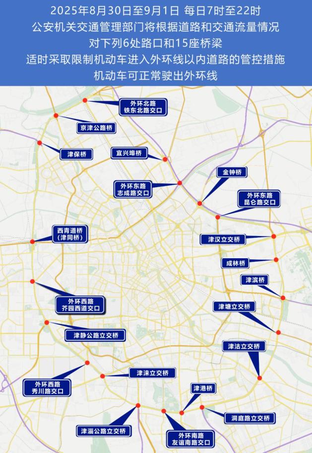 出行提示_天津市公安局交通管控措施_綠色出行倡議