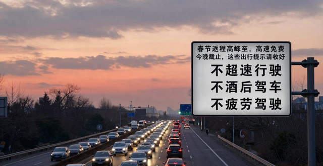 出行提示_返程高峰出行提示_春節(jié)返程高速免費(fèi)結(jié)束