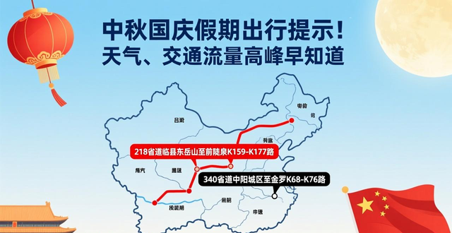 出行提示_中秋國慶假期道路交通流量預測_中秋節(jié)國慶節(jié)交通安全出行提示