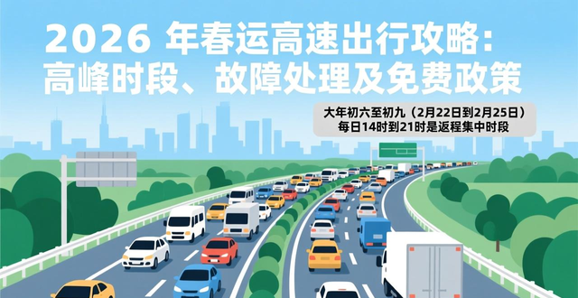 路況_高速免費通行政策_春運高速出行攻略