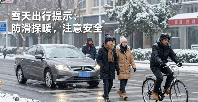 雪天行人防滑技巧_雪天出行安全注意事項(xiàng)_出行提示