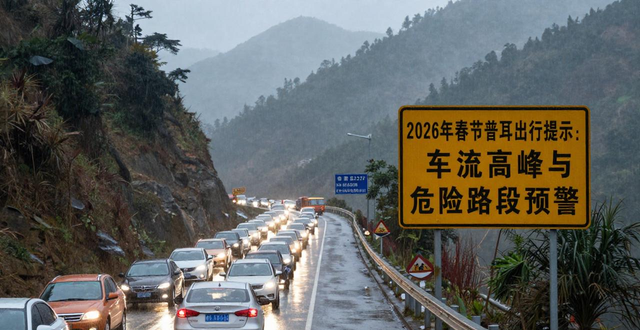 普洱春節(jié)危險路段查詢_出行提示_2026年春節(jié)普洱車流高峰預警